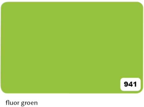 Etalagekarton Folia 48x68cm 380gr NR941 fluor groen
