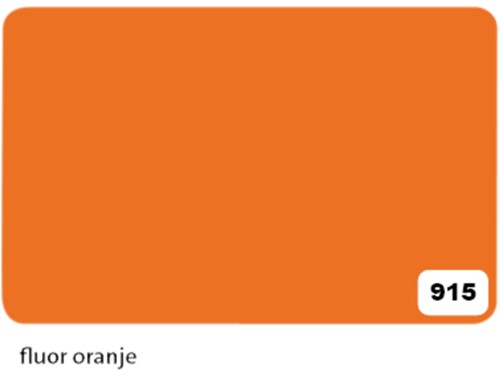 Etalagekarton Folia 48x68cm 380gr NR915 fluor oranje