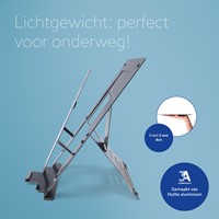 Laptopstandaard R-Go Riser Documenthouder-3