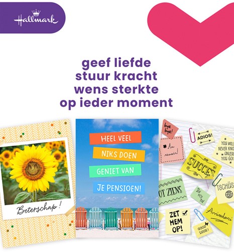 Wenskaart navulset Hallmark A4 zakelijke momenten pk/8