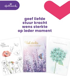 Wenskaart navulset Hallmark deelneming pk/10 