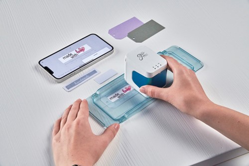 Geleidingsrail Colop E-mark Go groen-3