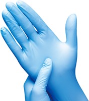 Handschoen Hynex M nitril 100 stuks blauw-3
