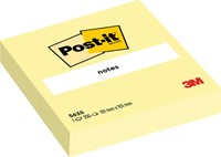Post-it memoblokje 101x101mm 3M 563 geel