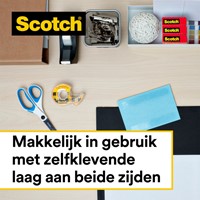 Plakband Scotch Magic 665 19mmx33m dubbelzijdig-3