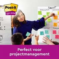 Post-it memoblokje  76x 76mm 3M Z-Note R330 Super Sticky assorti 20 + 4 gratis-2
