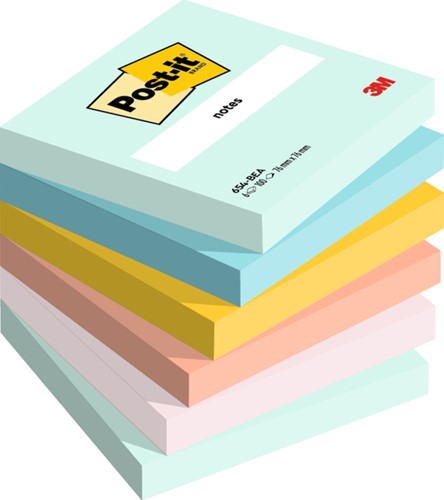 Post-it memoblokje  76x 76mm 3M 654 Beachside Colour