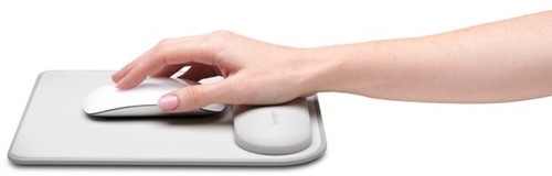 Muismat Kensington ergosoft met polssteun grijs-3