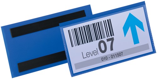 Documenthoes Durable magnetisch 150x67mm blauw