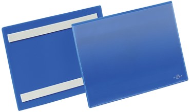 Documenthoes Durable zelfklevend A5 liggend blauw