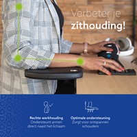 Ergonomische armsteun R-Go Tools zwart-2