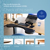 Ergonomische armsteun R-Go Tools zwart-2