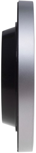 Wandklok MAUL Run RC Ø25x5cm kunststof zilver/wit-3