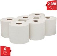 Poetsrol KC WypAll L20 2-laags 18,3cmx144m 380vel wit 7303-2