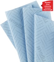 Poetsrol KC WypAll L10  1-laags 18,3cm163m 430vel blauw 6223-2