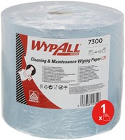 Poetsrol KC WypAll L20  2-laags 23,5x190m 500vel blauw 7300