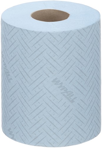 Poetsrol KC WypAll L10  1-laags 18,3cm106m 280vel blauw 6220-3