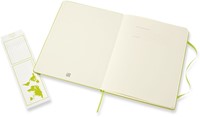 Notitieboek Moleskine XL 190x250mm blanco hard cover lemon green-2