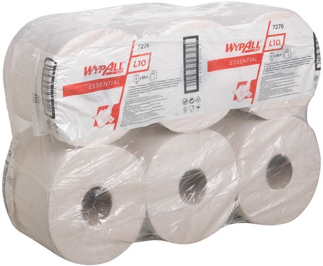 Poetsrol KC WypAll L10 essential 1-laags 300m wit 7276