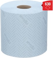 Poetsrol KC WypAll L10 1-laags 18,3cmx239m 630 vel blauw 7494-3