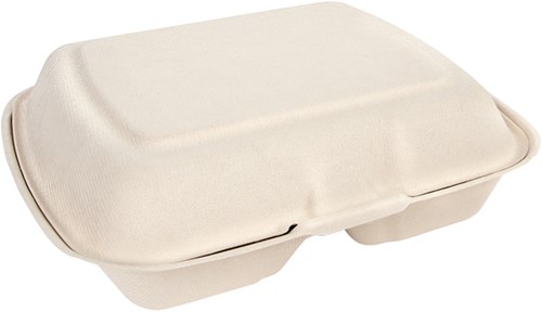 Menuklapverpakking IEZZY IP4 2-vaks  suikerriet beige pak/100
