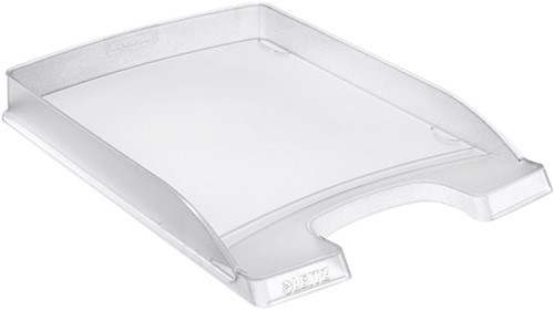 Brievenbakje Leitz Plus Slim A4 transparant-2