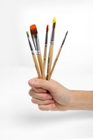 Penseel Qrea synthetisch haar nr 14 breedte 9,6mm-1