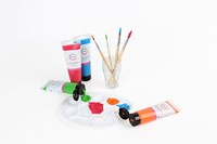 Penseel Qrea synthetisch haar nr 14 breedte 9,6mm-2