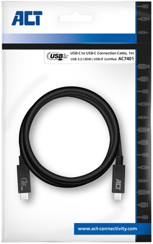 Kabel ACT USB 3.2 USB-C USB-IF gecertificeerd 1 meter-2