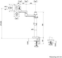 Monitorarm Neomounts DS60-425WH1 wit-2