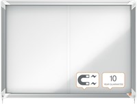 Binnenvitrine Nobo Premium Plus 8xA4 schuifdeur magnetisch-5