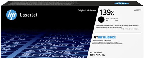 Tonercartridge HPW1390X (139X) 4K zwart