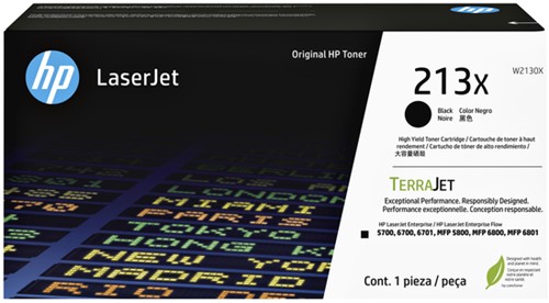 Tonercartridge HP W2130X (213X) 9K  zwart