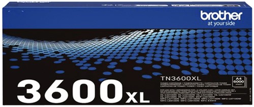 Toner Brother TN-3600XL 6K zwart