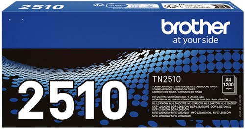 Toner Brother TN-2510 1.2K zwart