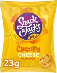 Wafel Snack-a-Jacks Crispy Cheese zakje 23gr doos/8