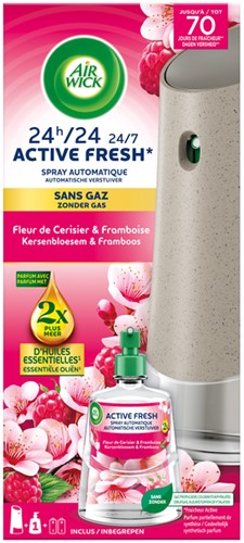Luchtverfrisser AirWick AF Kersenbloesem framboos Starter Kit 228ml