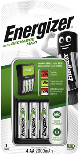 Batterij oplader Energizer incl batterijen 4x AA