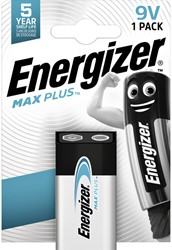 Batterij Energizer Max Plus 1x 9v alkaline