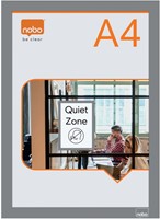 Infokader Nobo zelfklevend A4 zilver 2 stuks-10