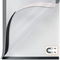 Infokader Nobo zelfklevend A4 zilver 2 stuks-5