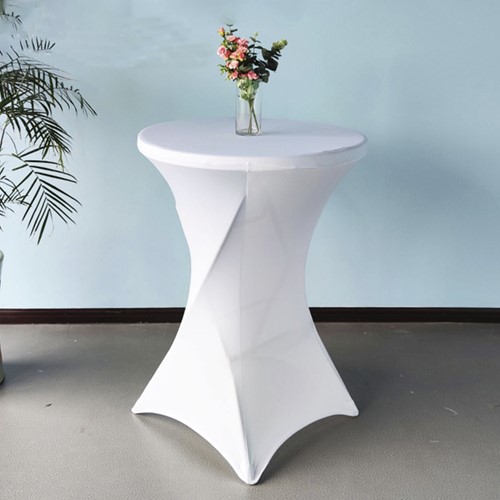 Tafelrok BRASQ voor statafel 80cm wit-3
