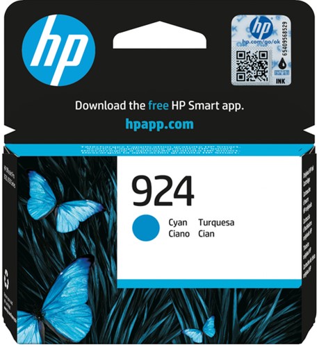 Inktcartridge HP 4K0U3NE (924) cyaan