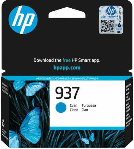 Inktcartridge HP 4S6W2NE (937) cyaan