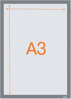 Infokader Nobo zelfklevend A3 zilver 2 stuks-6