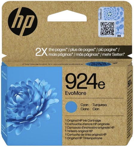 Inktcartridge HP 4K0U7NE (924E) Evomore cyaan