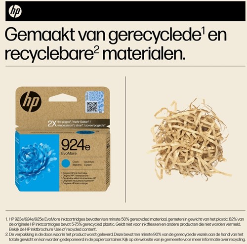 Inktcartridge HP 4K0U7NE (924E) Evomore cyaan-3