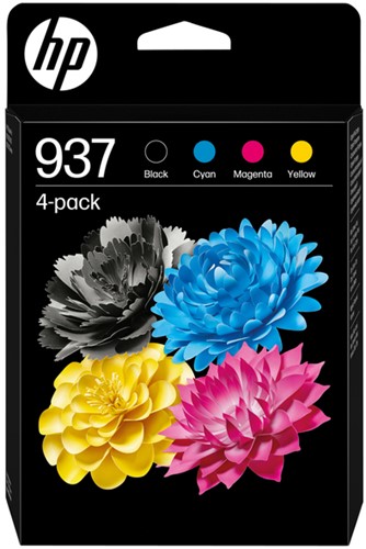 Inktcartridge HP 6C400NE (937) zwart + 3 kleuren