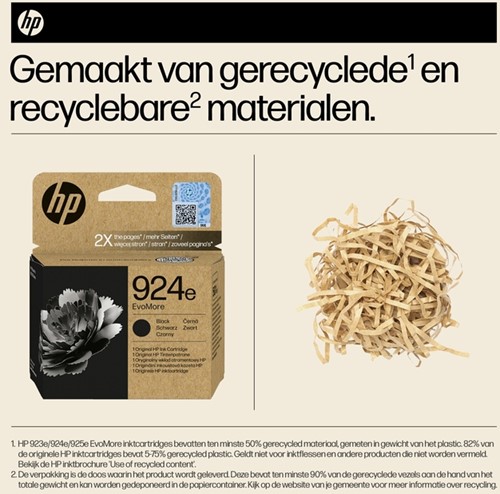 Inktcartridge HP 4K0V0NE 924E Evomore zwart-3