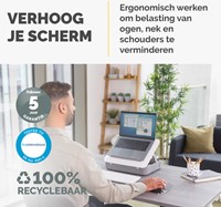 Laptopstandaard Draagtas Fellowes Breyta wit-2